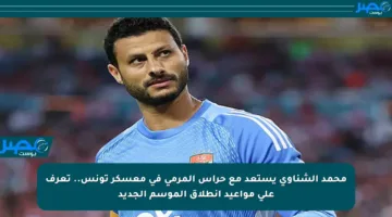 محمد الشناوي يستعد مع حراس المرمى في معسكر تونس.. تعرف على مواعيد انطلاق الموسم الجديد